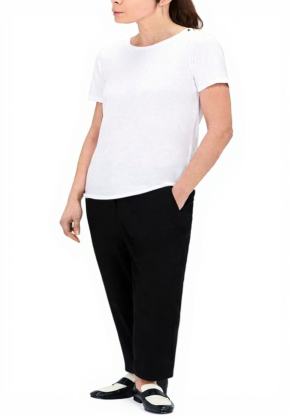 T-shirt Caroll Femme Blanc Manches Courtes Mode