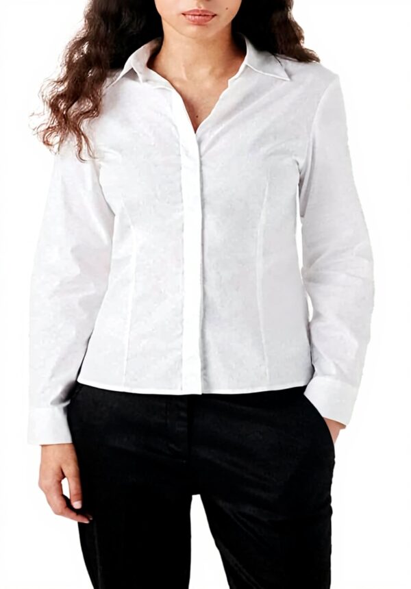 Chemise Caroll 242c-csensuel Femme Blanc Modèle Élégant