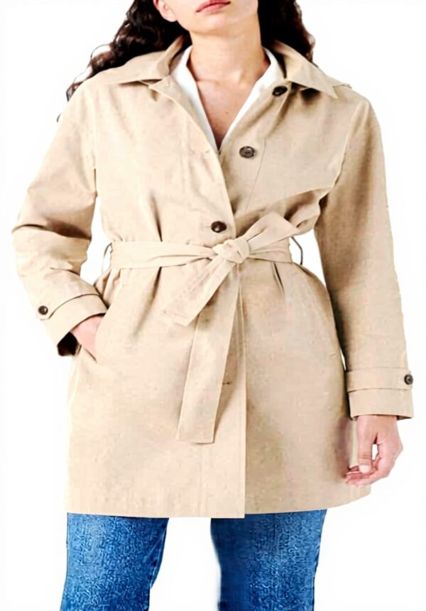 Caroll Trench Femme Gabardine Manteau Mode Vêtements