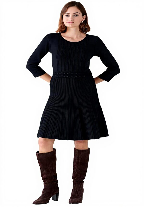 Caroll 251r-romeline Robe Femme - Élégance Casual Noire