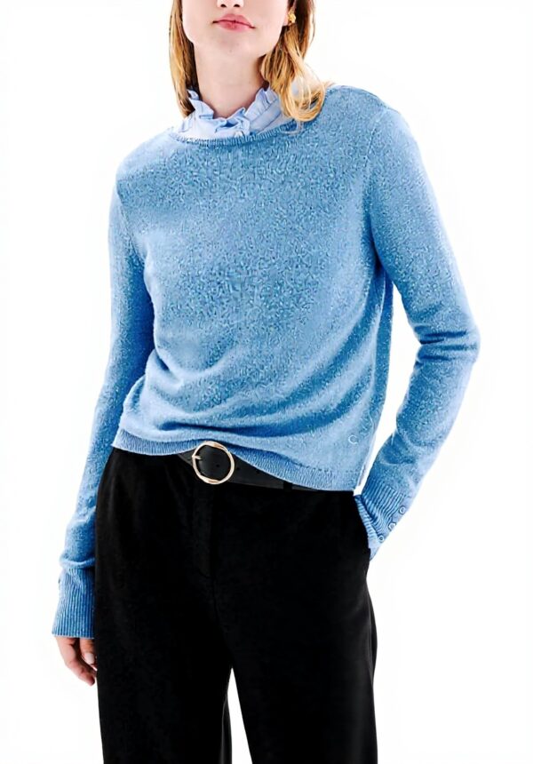 Caroll Pull Femme Coupe Droite Beige Cyaneus