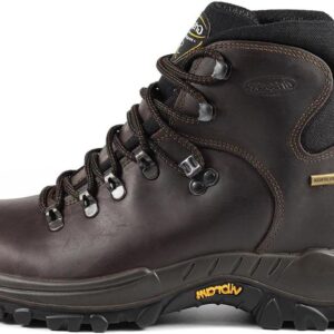 Chaussures de randonnée Grisport homme marron lacets confort-0
