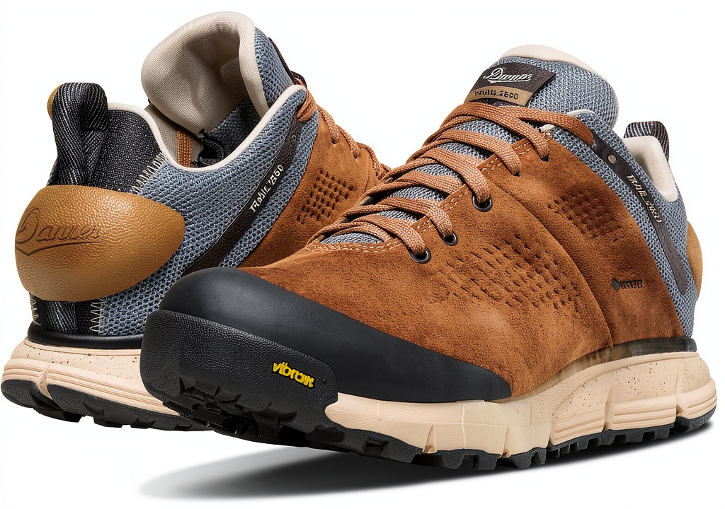 Chaussures de randonnée Danner pour homme sur sentier montagneux