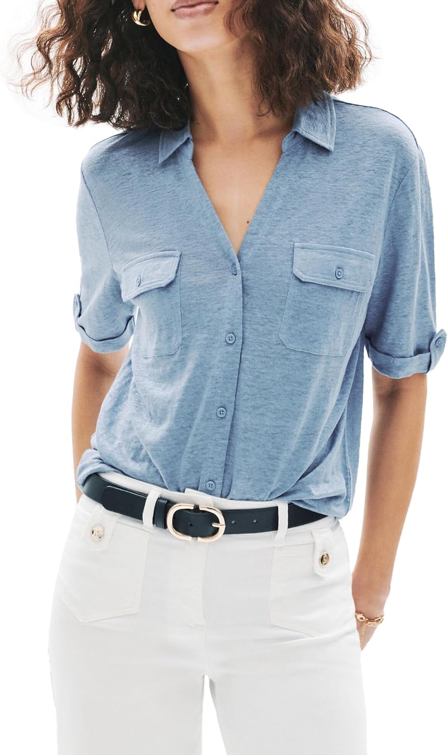 Pavo Monitor Arm installed on a wooden office desk