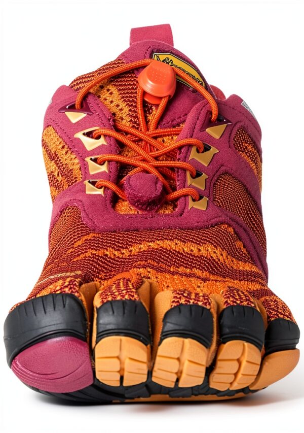 Vibram FiveFingers Chaussures Multicolores Rouge Orange Noir-4