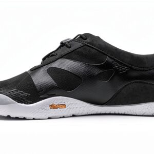 Chaussures Vibram XS Trek Noir Blanc - Languette dentelée-0