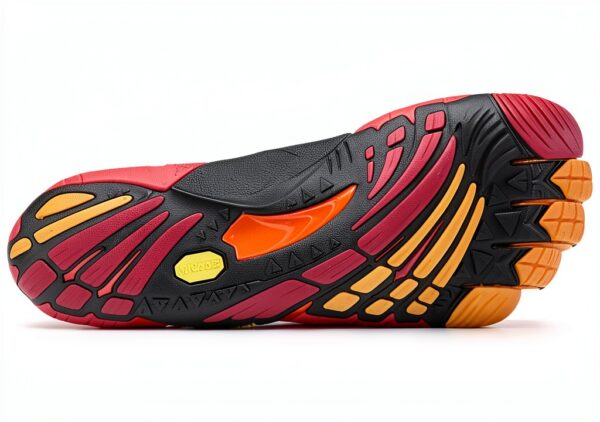 Vibram FiveFingers Chaussures Multicolores Rouge Orange Noir-6