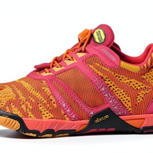 Vibram FiveFingers Chaussures Multicolores Rouge Orange Noir-0