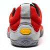 FiveFingers V-Run Vibram Chaussures sport à doigts Rouge Noir Gris-3