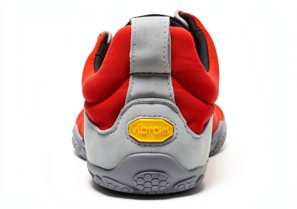 FiveFingers V-Run Vibram Chaussures sport à doigts Rouge Noir Gris-3