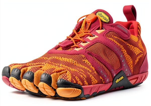Vibram FiveFingers Chaussures Multicolores Rouge Orange Noir-3