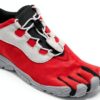 FiveFingers V-Run Vibram Chaussures sport à doigts Rouge Noir Gris-2