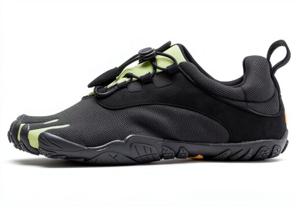 Vibram Men's 21M8002 V-Run Retro, Black/Green/Black, 46 EU/11.5-12 US-0