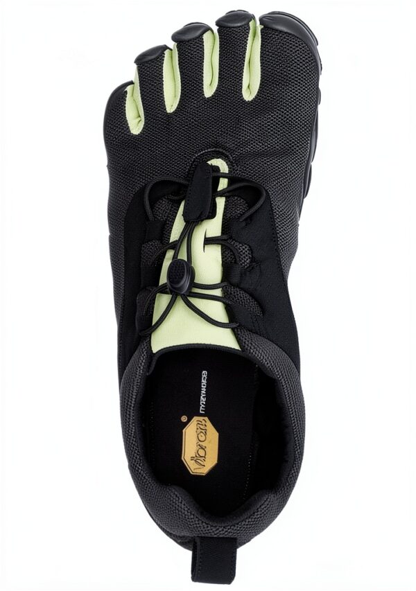 Vibram Baskets V-Run Retro Green Black pour Homme, Noir, 47 EU-3