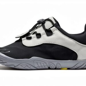 Chaussures de course Vibram V-Run Retro pour femme, Noir Gris, design-0